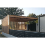 Carport bois design